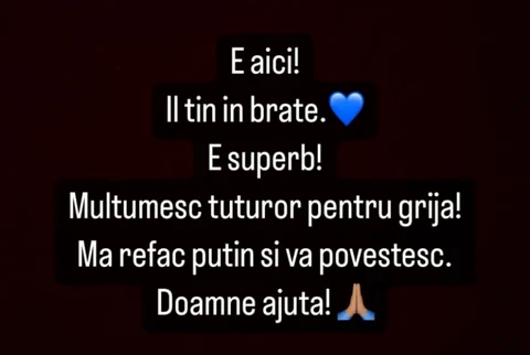 Primul mesaj al lui Theo Rose după ce a născut Sursa: Instagram