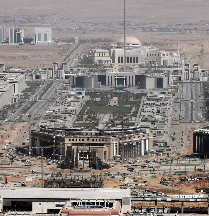 Zona ministerelor din noua capitală a Egiptului FOTO EPA-EFE