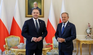 Karol Nawrocki donald tusk jpg