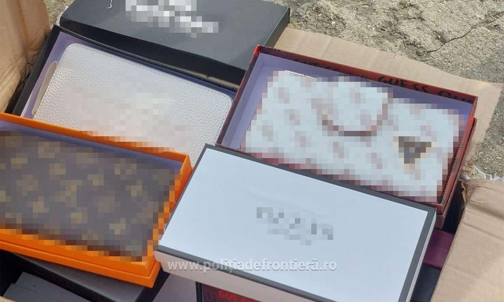 Mii de produse de lux contrafăcute, descoperite în camionul unui ucrainean, la Punctul de Frontieră de la Călăraşi