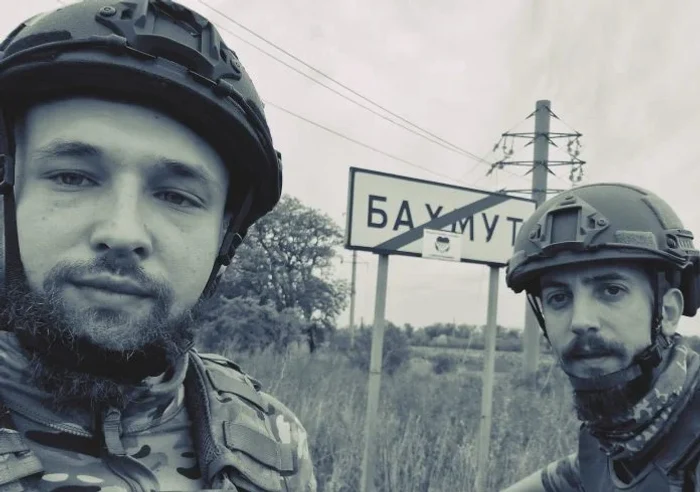 Radu Hossu la ieșirea din Bahmut FOTO Facebook Radu Hossu