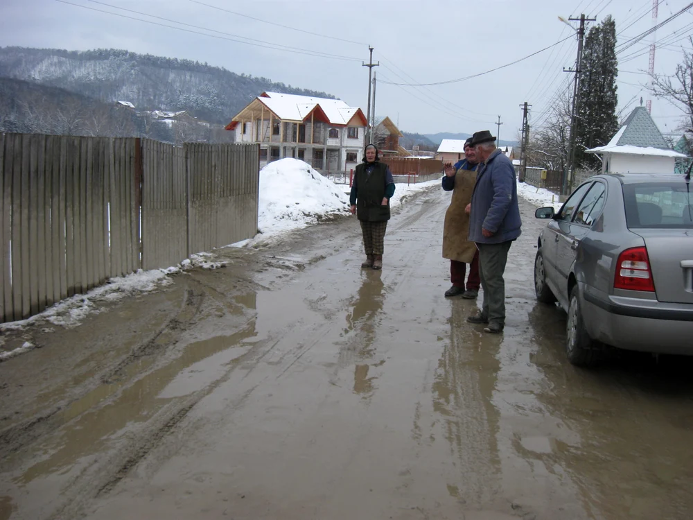 Strada Argintari arată ca în secolul 19