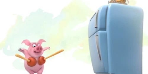 Funny video cu porcusor