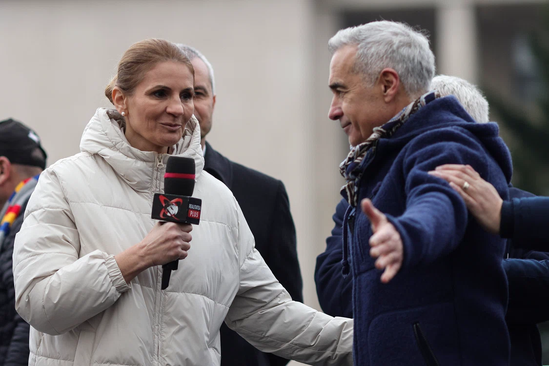 Anca Alexandrescu și Călin Georgescu FOTO: Inquam Photos/Octav Ganea