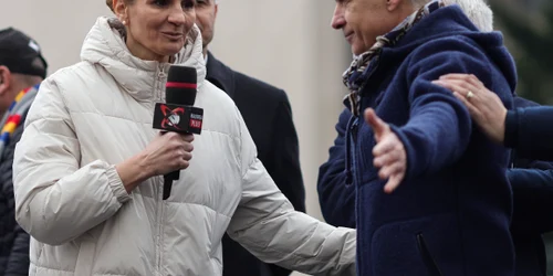 Anca Alexandrescu și Călin Georgescu FOTO Inquam Photos / Octav Ganea 