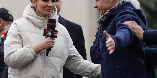 Anca Alexandrescu și Călin Georgescu FOTO Inquam Photos / Octav Ganea 