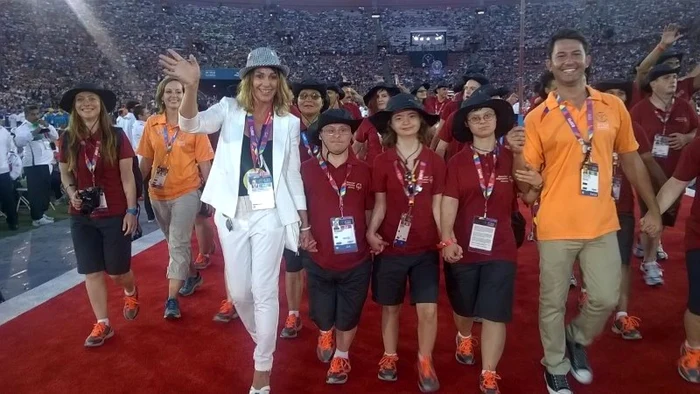 Nadia, alături de delegaţia noastră