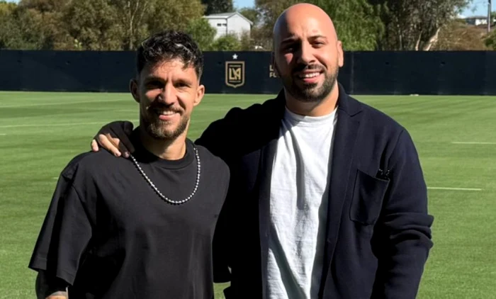 Alexandru Baluta si impresarul sau Foto/Instagram