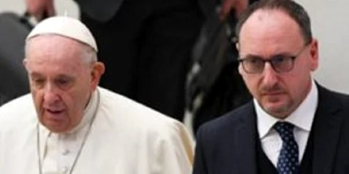 Papa Francisc şi Massimiliano Strappetti