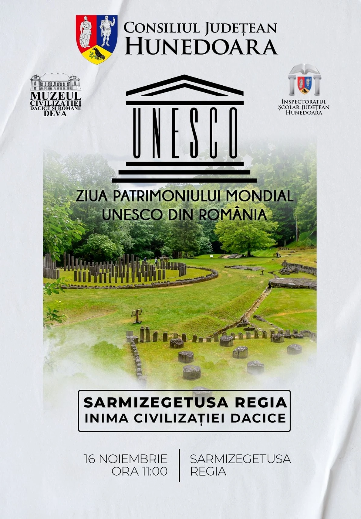 Ziua Patrimoniului Mondial UNESCO din România la Sarmizegetusa Regia