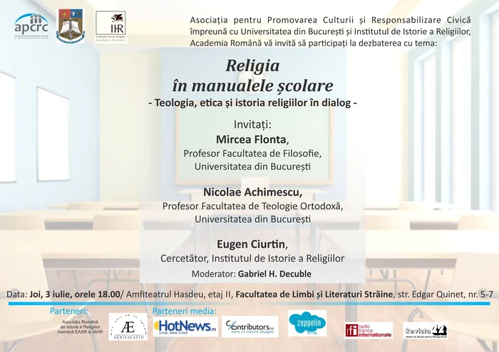 Dezbatere: Religia în manualele școlare jpeg