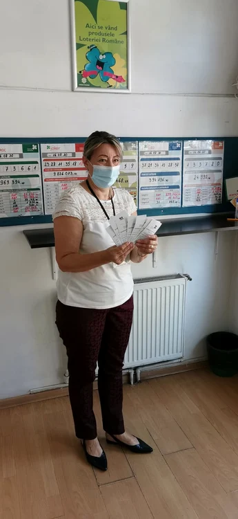 Viorica Vâlciu ne-a arătat un model de bilet ca acela câştigător