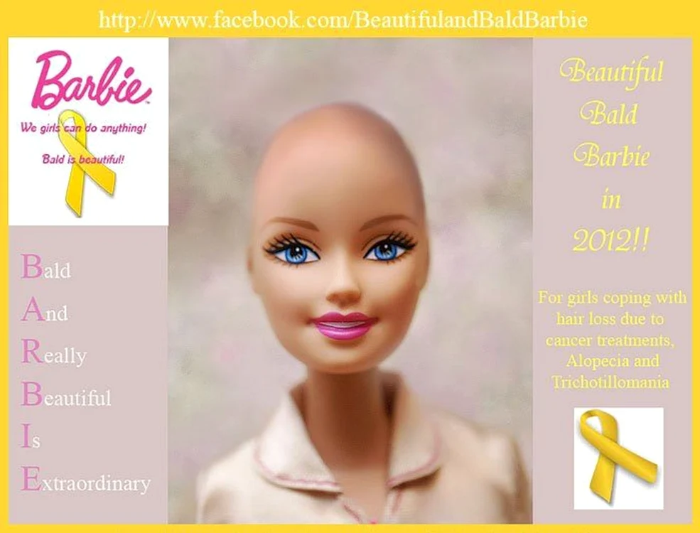 Barbie, pentru alinarea copiilor bolnavi de cancer (foto: Facebook)
