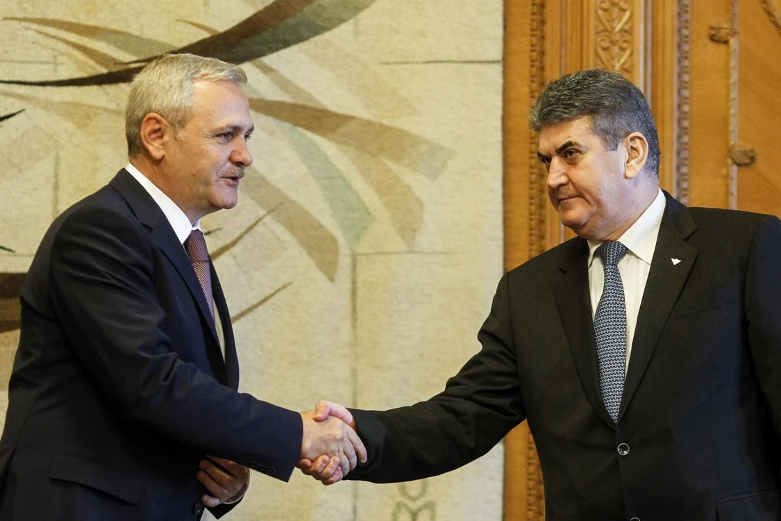 Liviu Dragnea şi liderul UNPR Gabriel Oprea. FOTO: Inquam.