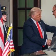 Trump l a primit pe Merz la Casa Albă FOTO Profimedia jpg