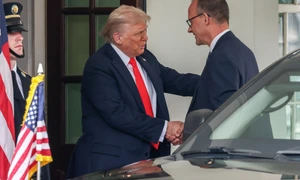 Trump l a primit pe Merz la Casa Albă FOTO Profimedia jpg