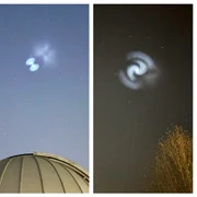 Spirală albastră FOTO X