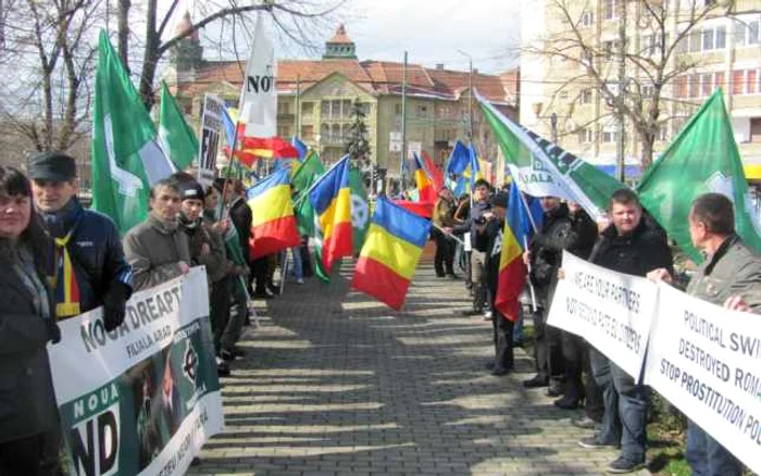 Marş Noua Dreaptă la Timişoara