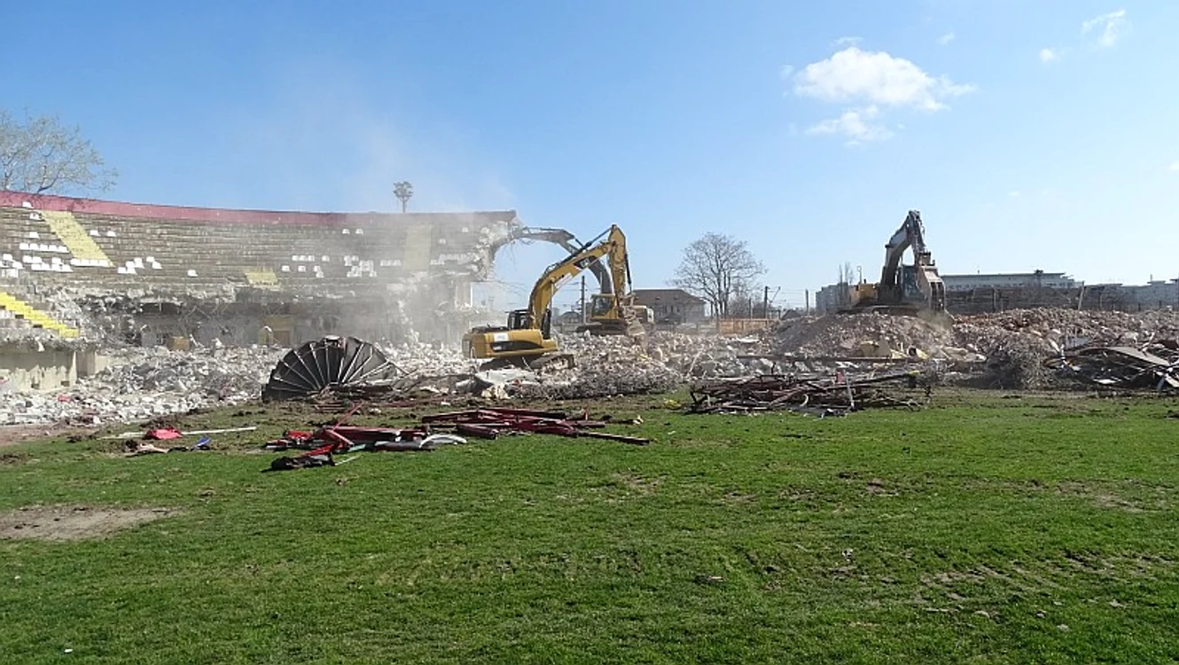 Lucrările de construcție a noului stadion Rapid vor începe de 1 maiFoto: Facebook/CNI