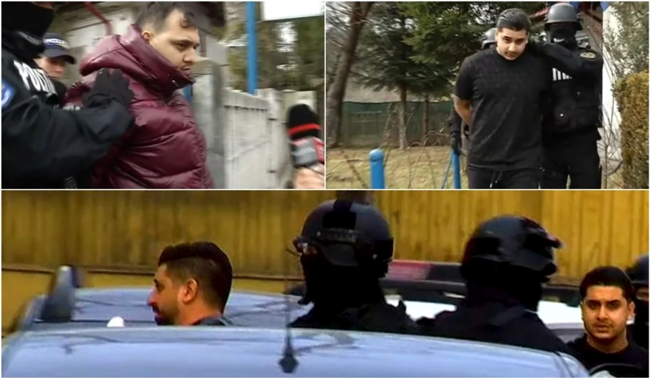 Interlopii clanului Fabian, arestați preventiv. FOTO Antena 3