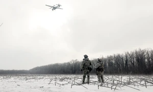 Soldați ucraineni pe frontul din Donețk FOTO EPA EFE jpg