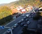 Ambuteiaje create de lucrările pe DN7 - șoseaua de centură a Râmnicului între Sibiu și Pitești Foto Daci Stoica jpg