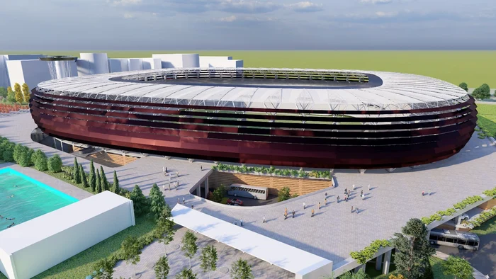 Machetă stadion Dinamo FOTO: Ministerul Dezvoltării
