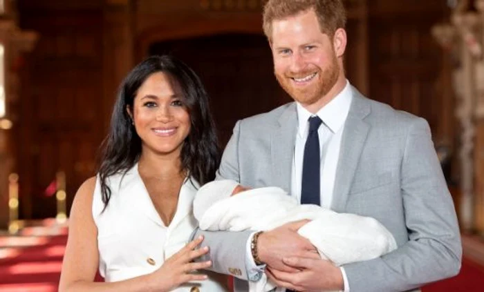 Prima fotografie cu copilul lui meghan markle si al printului harry jpeg