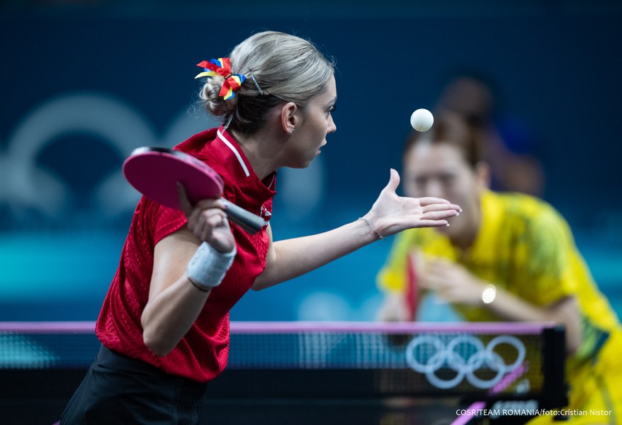 Bernadette Szocs, victorioasă în primul tur la simplu la tenis de masă