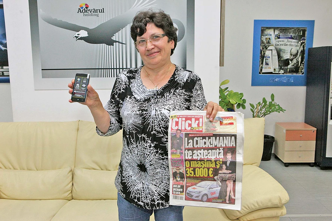 Ioana Stancu îi va da nepoţelului telefonul câştigat