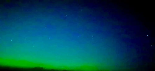 Aurora Boreală, în Bihor Foto: Facebook 
