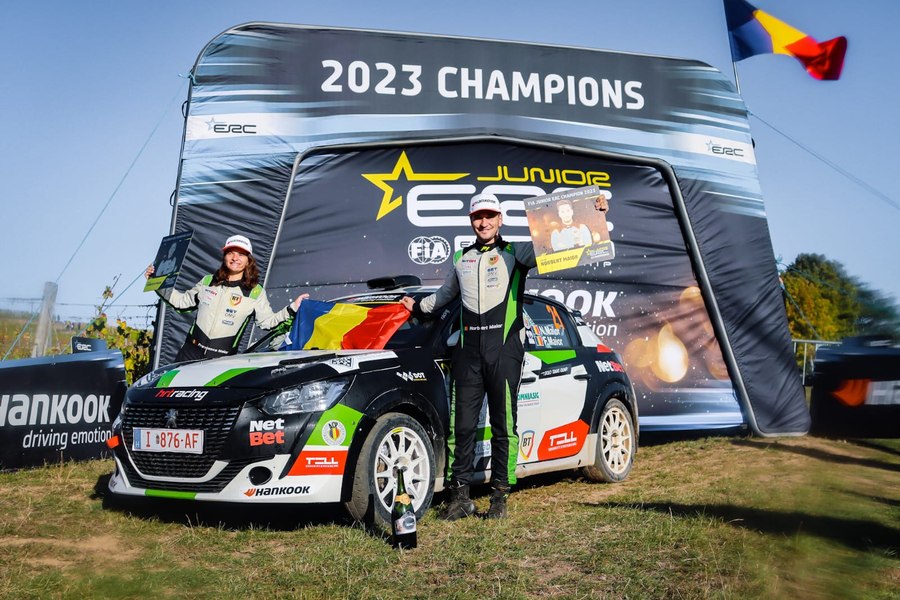 Performanță istorică: Frații Maior sunt noii campioni europeni de juniori la raliuri