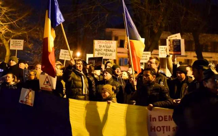 Protest la Alba Iulia