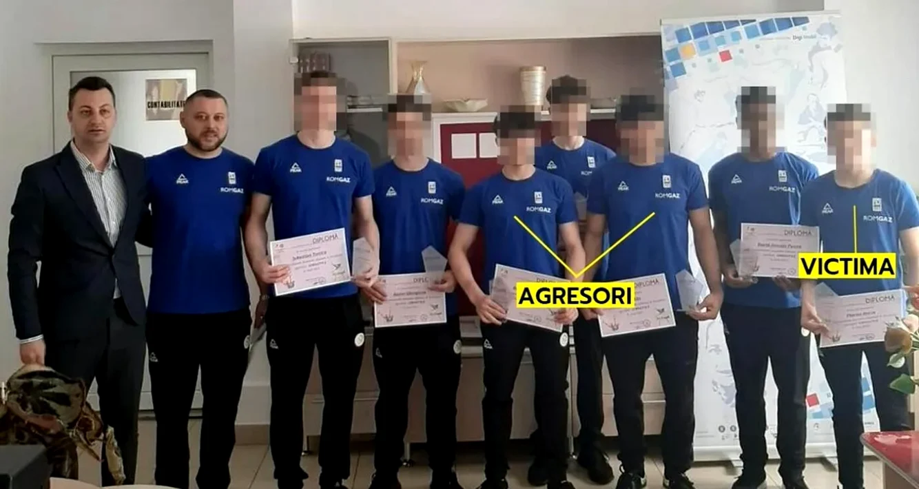 Agresorii și victima lor, toți minori. Foto ProSport