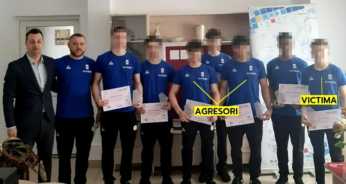 Agresorii și victima lor, toți minori. Foto ProSport