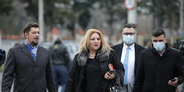 George Simion Diana Şoşoacă şi Claudiu Târziu de la AUR FOTO Inquam Photos / Octav Ganea