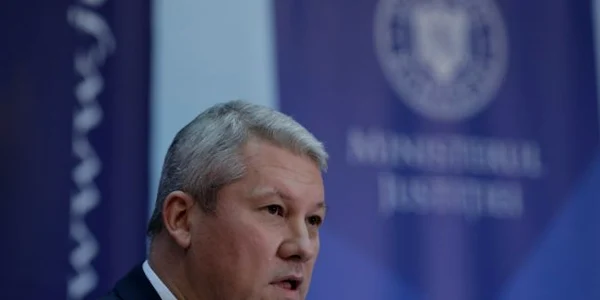 Catalin Predoiu conferinţă de presă privind punerea în dezbatere publică a legilor Justiţiei FOTO Inquam Photos / George Calin