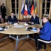 Macron Putin Merkel Zelenski FOTO EPA-EFE