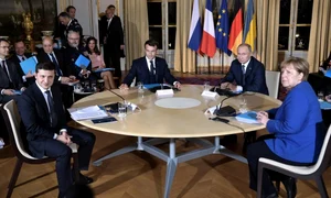 Macron Putin Merkel Zelenski FOTO EPA-EFE