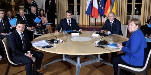 Macron Putin Merkel Zelenski FOTO EPA-EFE