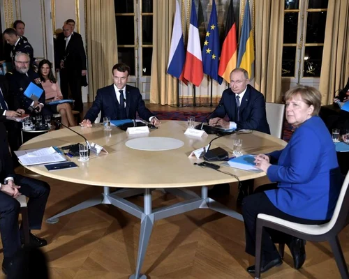 Macron Putin Merkel Zelenski FOTO EPA-EFE