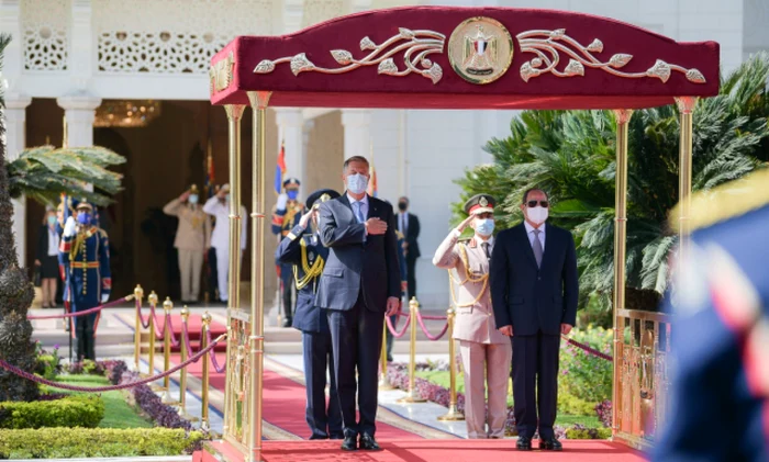 Ceremonia primirii oficiale de către Preşedintele Republicii Arabe Egipt, Abdel Fattah El-Sisi FOTO Administraţia Prezidenţială