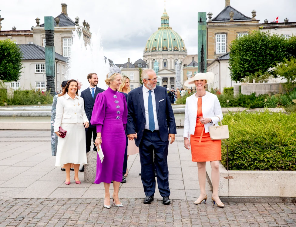 Contele Michael Ahlefeldt-Laurvig-Bille, tatăl mirelui