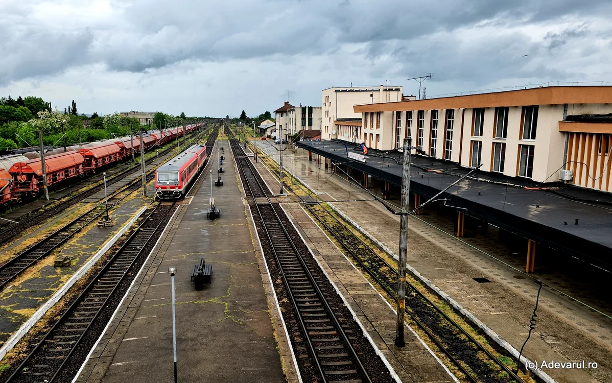 Gara Caransebeș. Foto: Daniel Guță. ADEVĂRUL