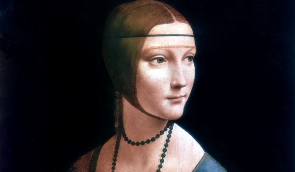 Portretul Ceciliei Gallerani, Doamna cu hermină, Artist Leonardo da Vinci, cca  1490, profimedia 0963267829 jpg