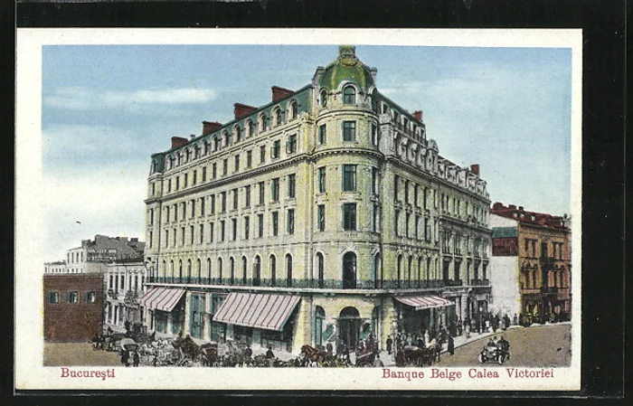 Banca Belgiei – imagine de epocă