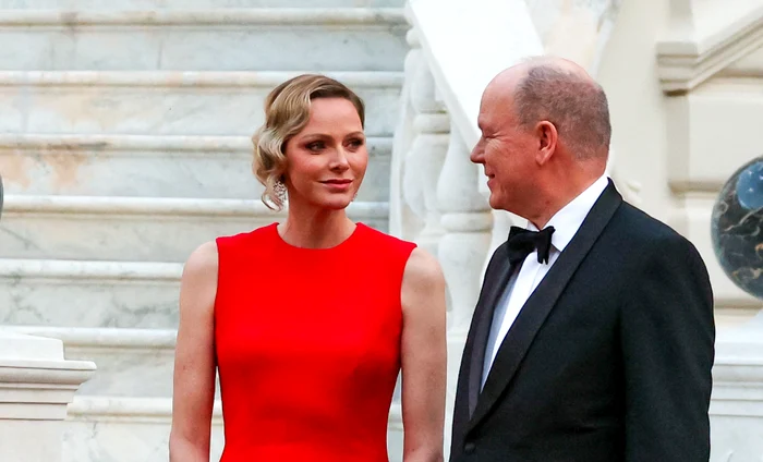 Prințul Albert și Prințesa Charlene de Monaco au organizat un dineu de stat în cinstea soților Macron, Profimedia (1) jpg