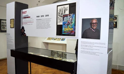 „Puiu Manu  Povestea unui maestru al benzii desenate istorice”   expoziție la Muzeul Județean de Istorie Brașov jpeg
