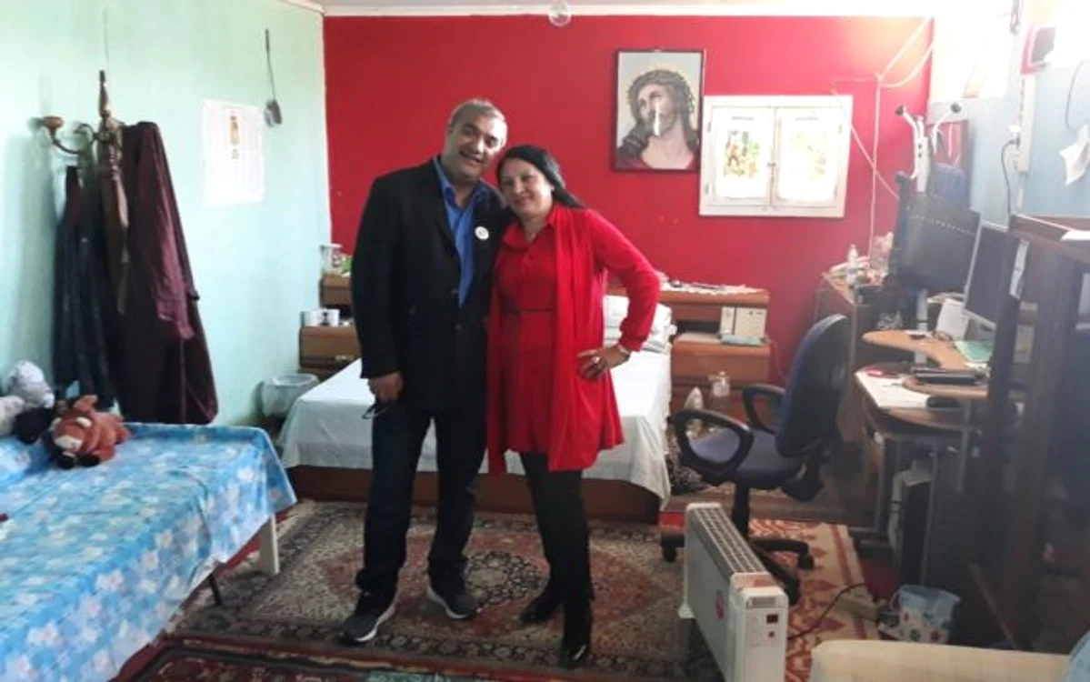 Daniel şi Ligia Tomescu. FOTO: Il Manifesto