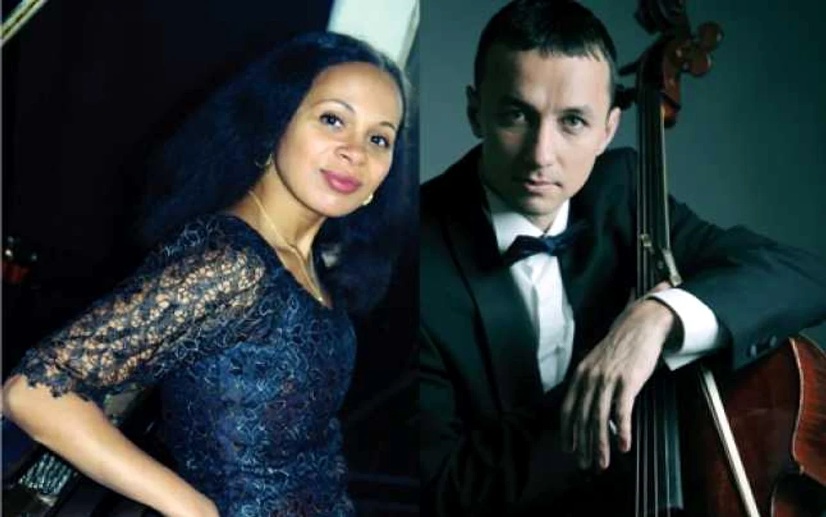 Pianista Rebeca Omordia şi violoncelistul  Răzvan Suma
